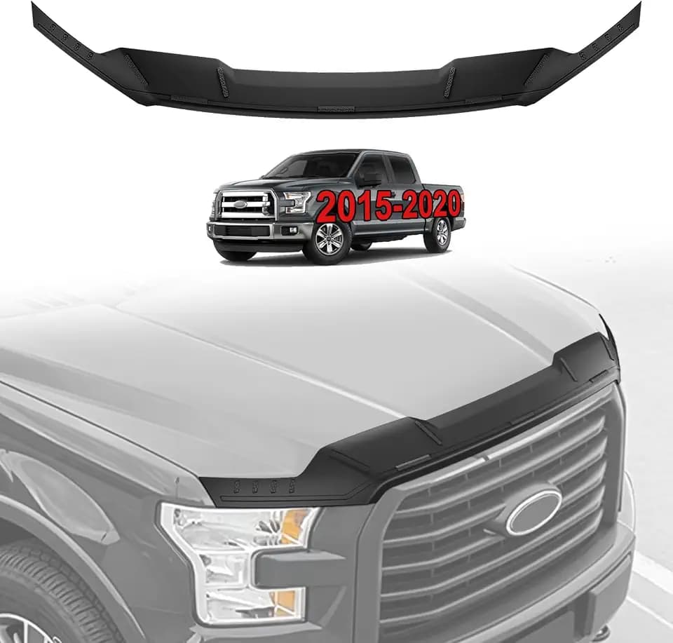 TripleAliners Hood Bug Deflector Protector for 2015-2020 Ford F-150 F150