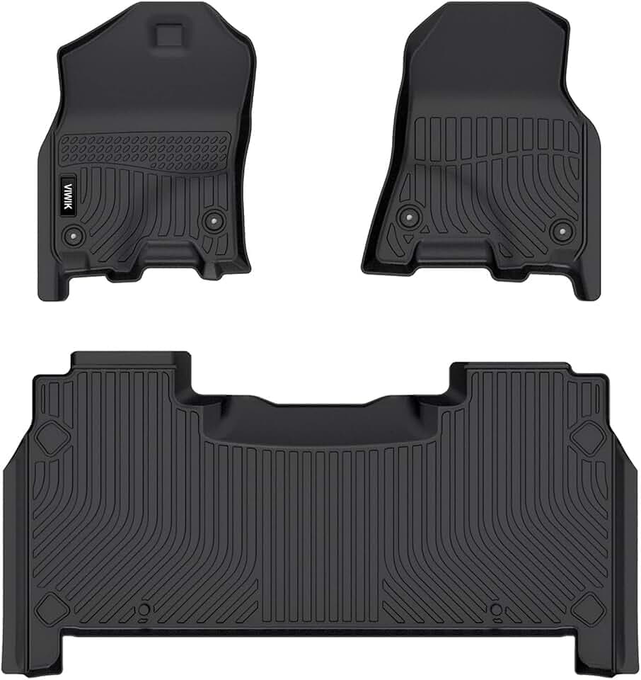 VIWIK Floor Mats for Dodge Ram 1500 Crew Cab 2019 2020 2021 2022 2023 2024