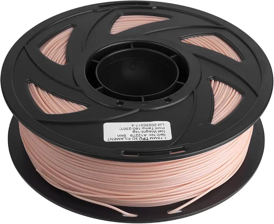 3D Drucker TPU Filament Flexible 1,75mm 3D Drucker Filament Hautfarbe 1KG (TPU Hautfarbe)