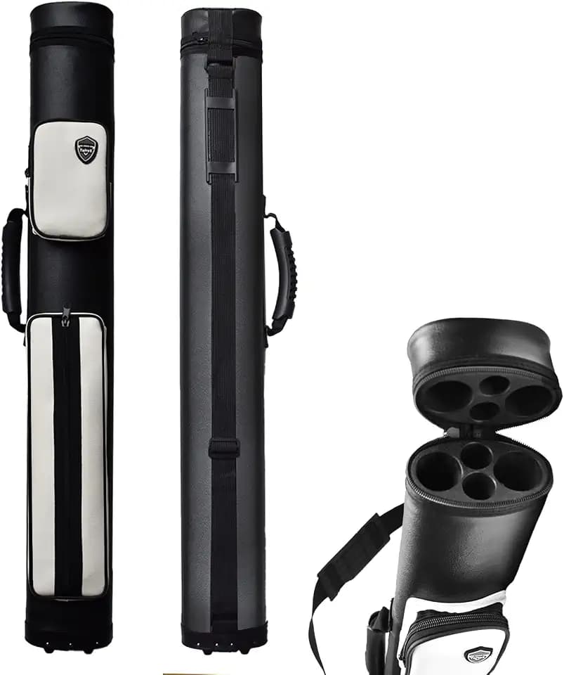 2x2 Hard cue case Pool Cue Billiard Stick Carrying Case