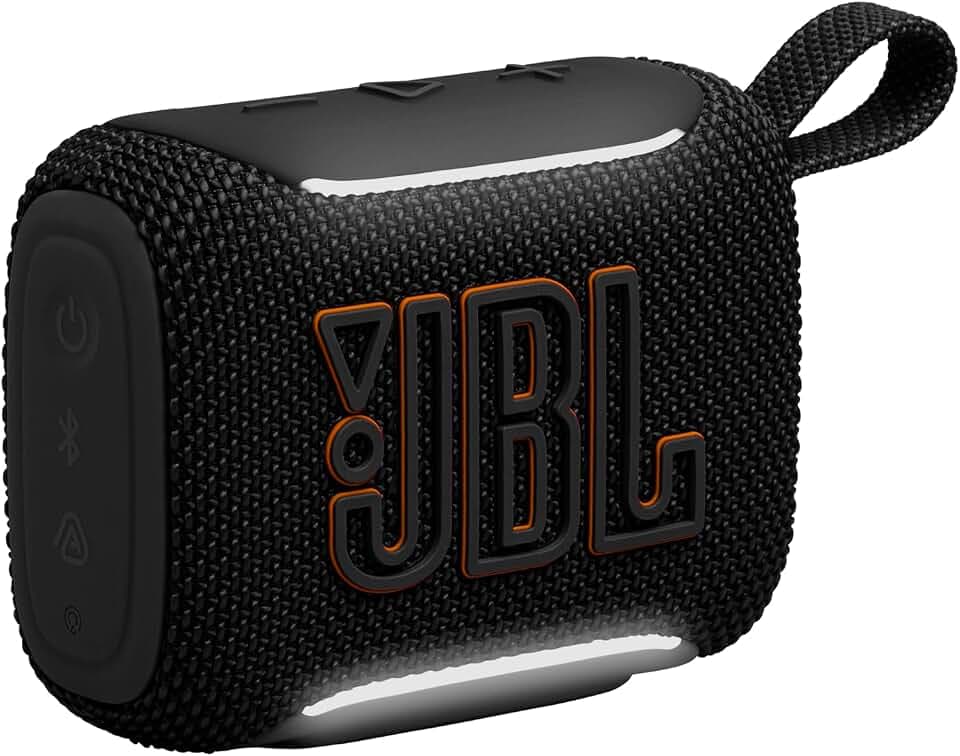 JBL Go 5, Ultraportabler Bluetooth‑Lautsprecher, Wasserdicht, Schwarz