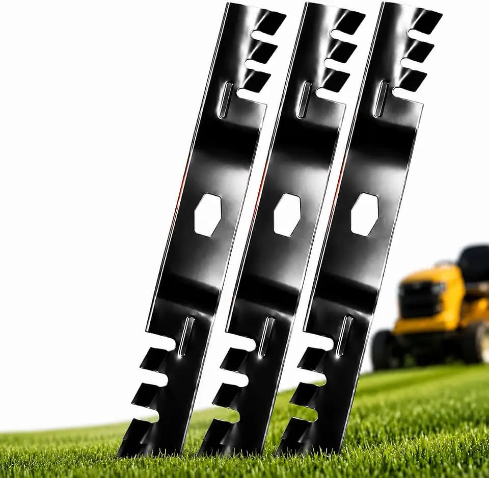 Hedday 742P05094-X 17280 S-Hole Mulching Blades for 50 Inch Mower Decks
