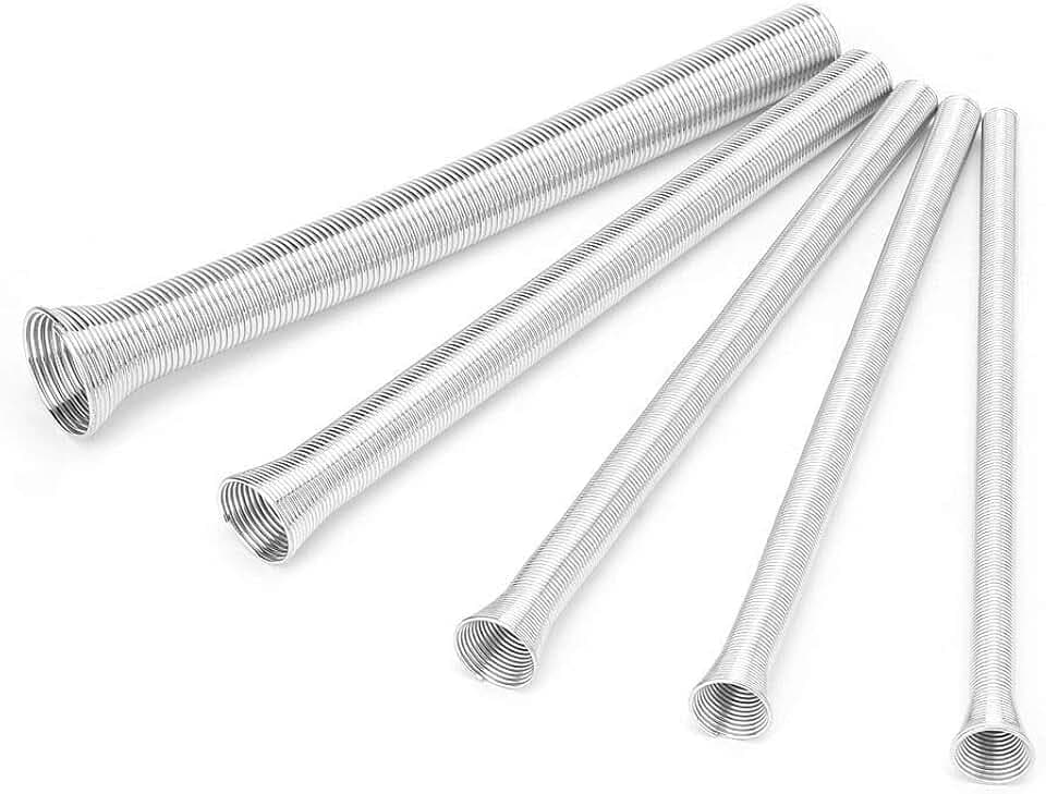 5 STÜCKE 21 cm Biegefeder, Hohe Dichte Stahl Elastische Federrohrbieger 1/4 5/16 3/8 1/2, 5/8 Zoll Kupferrohr Biegen, Rohren aus Weichem Kupfer Aluminium PVC Elektrischem Draht