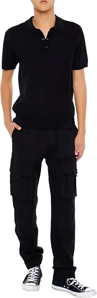 Forever 21 Men's Slim-fit Drawstring Cargo Pants