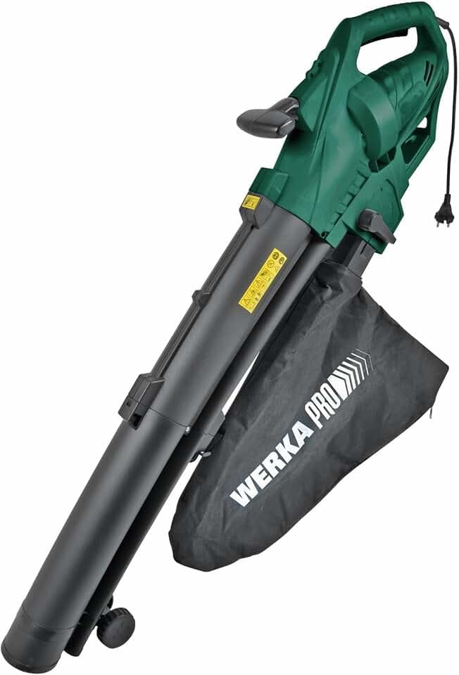 WERKA PRO Laubbläser Häcksler 3000w