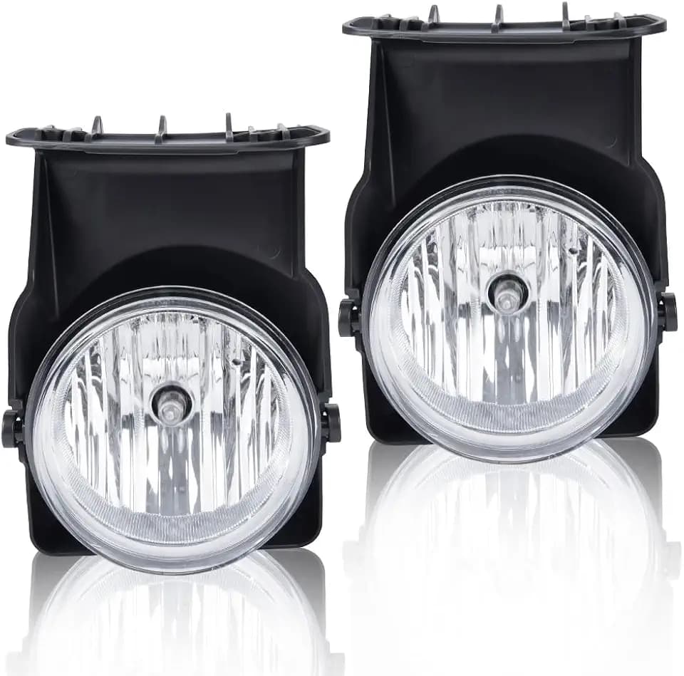 G-PLUS Fog Lights Fit GMC Sierra 1500/2500HD/3500 2003 2004 2005 2006