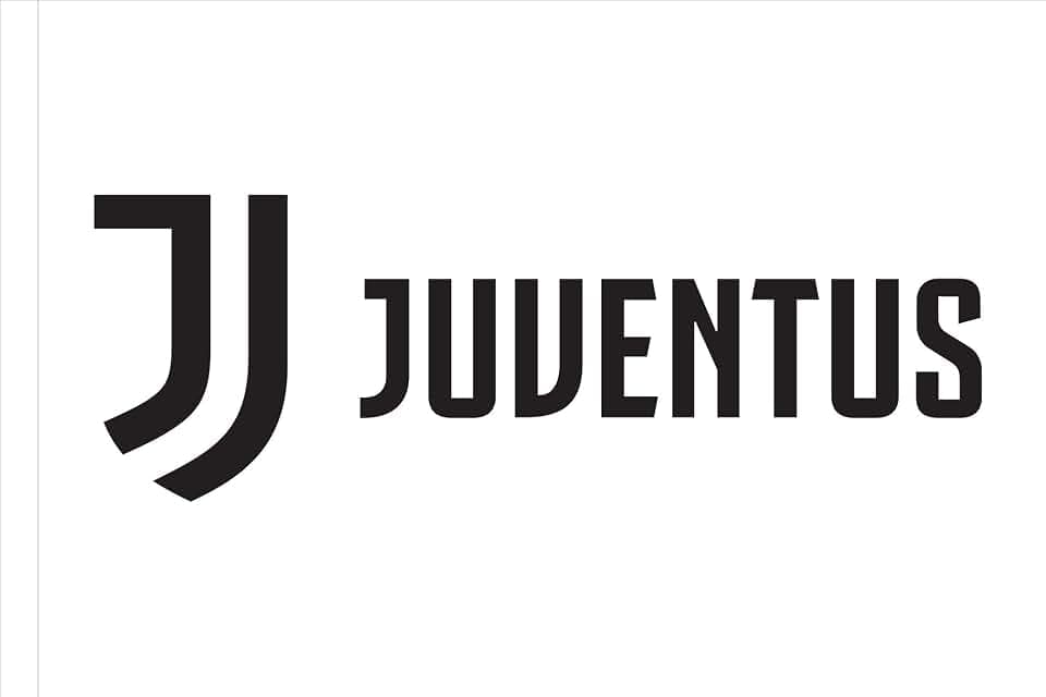 Offizielle Flagge Juventus Juve cm. 100 x 140 weiß