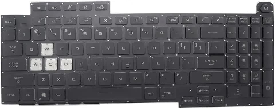 New Replacement Keyboard for Asus ROG Strix G17 G713 G713Q G713QE G713QM G713QR G713QY Backlit US