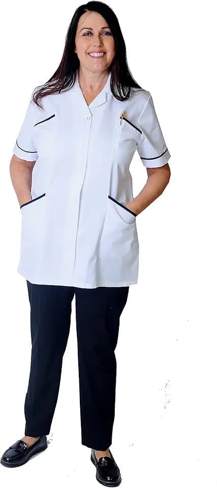 Skywear T70 Gesundheitswesen, Schönheitstuniken, Damen, Mädchen, Damen, Oberteil, Bürouniform, Hemden, Top in mehreren Farben