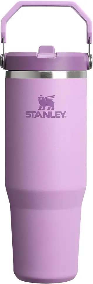 STANLEY 1913 Flip Straw Tumbler Trinkflasche Mit Strohhalm 0.89L - Thermosflasche Hält 12+ Stunden Kalt - Spülmaschinenfest - Sportflasche - Wasserflasche BPA Frei - Lilac
