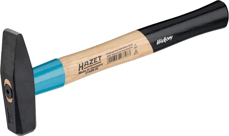 HAZET Schlosserhammer BluGuard 2140N-50, 500 g, Hickorystiel, Länge 320 mm