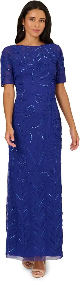 Adrianna Papell Women's Soutache Column Dress