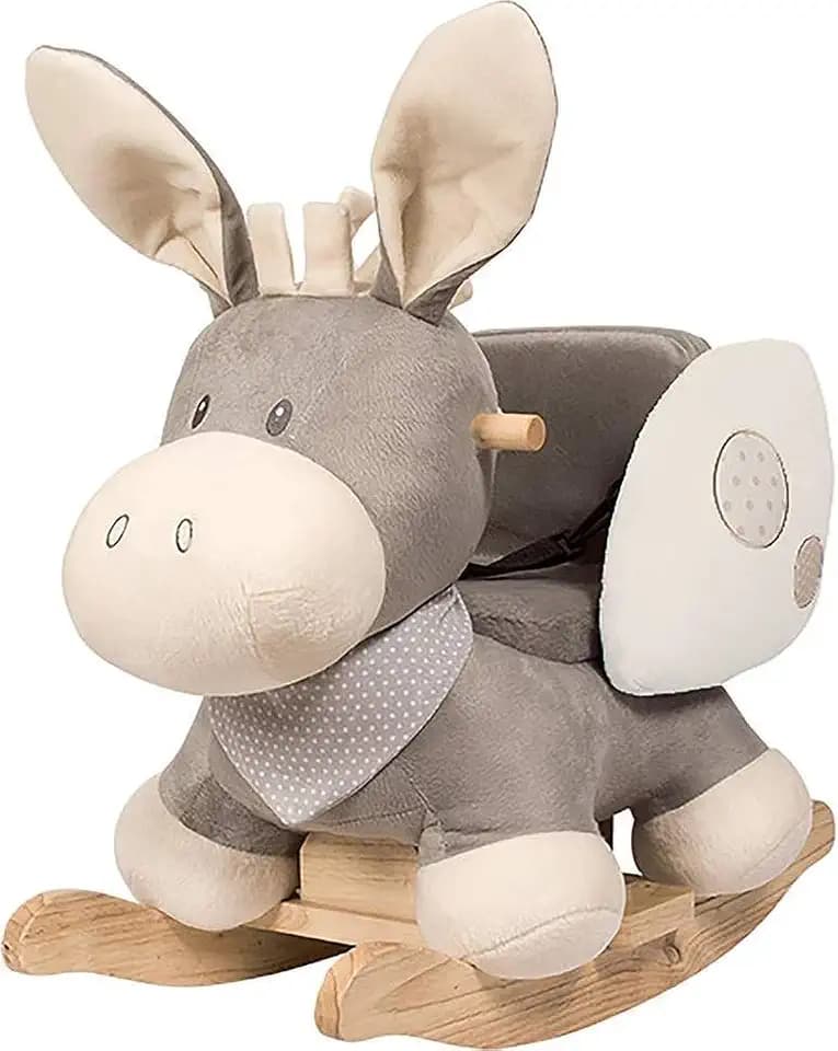 Nattou Cappuccino, das Schaukeltier des Esels, 10 bis 36 Monate, 60 x 36 x 50 cm, Cappuccino, beige, 211505