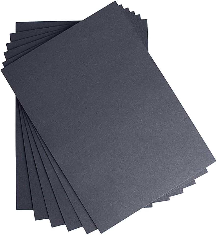 House of Card & Paper Karton 220 g/m² A4 (Pack of 100 Sheets) schwarz