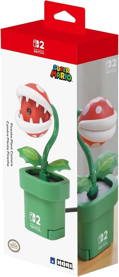 Hori Piranha Plant Camera for Nintendo Switch 2- Officially Licensed by Nintendo