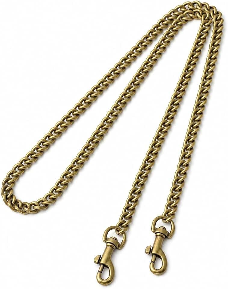 LOFZAR Bag Chain Strap for Coach LV Tory Burch GG Style Bags, Antique-S