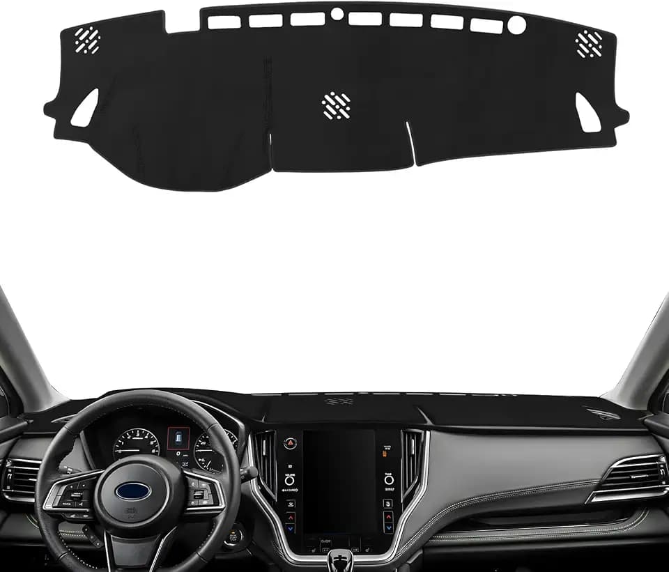 Dashboard Cover Mat Custom Fit for Subaru Outback 2020 2021 2022 2023 2024 2025 Dash Cover Nonslip Dash Mat Protector Sunshade No Glare Black