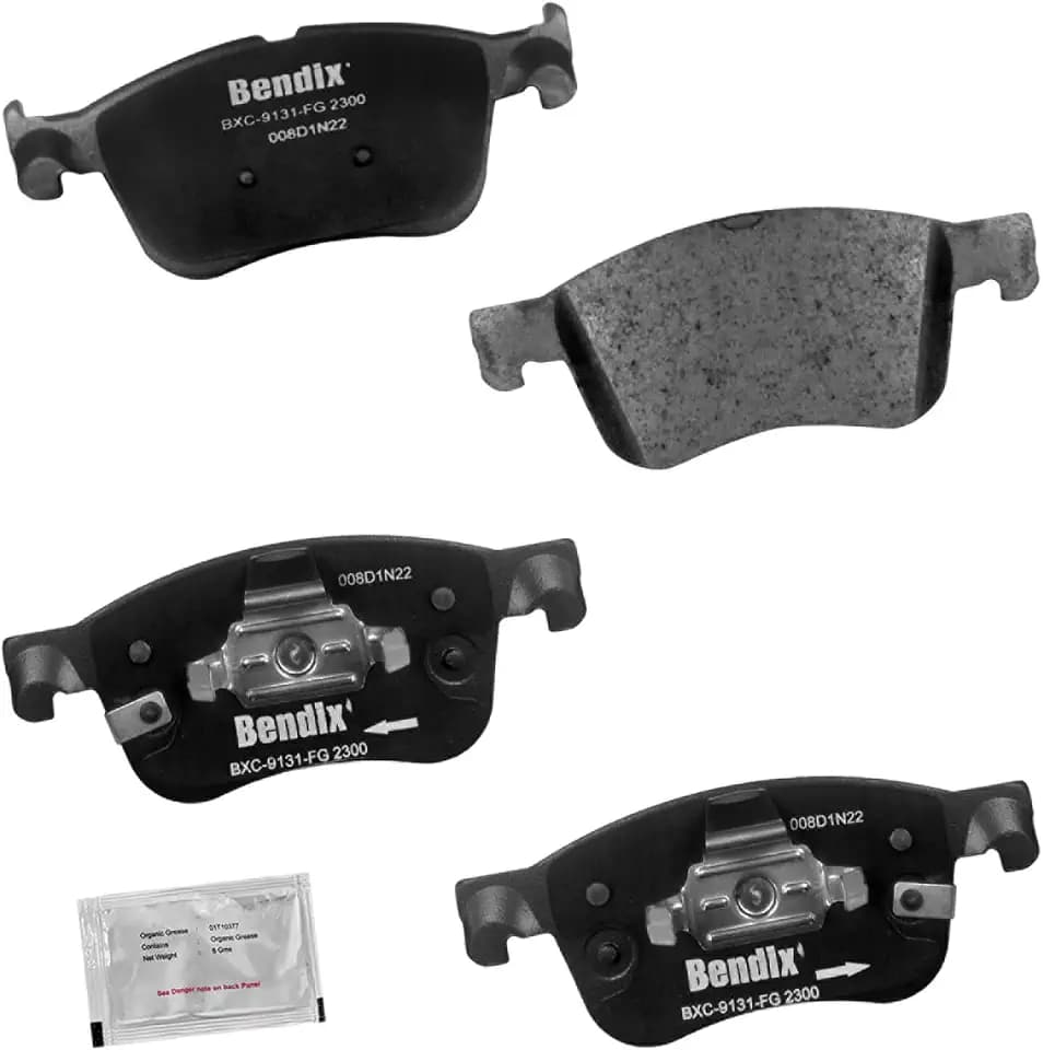 Bendix Priority1 CFC2300 Ceramic Front Brake Pads for Ford Bronco Sport 2024-2021, Escape 2024-2020, Maverick 2024-2022, Lincoln Corsair 2024-2020