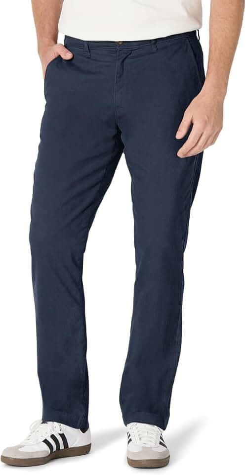 Amazon Essentials Herren Chinohose, Komfortabler, Gewaschener Stretch, Sportlich Geschnitten