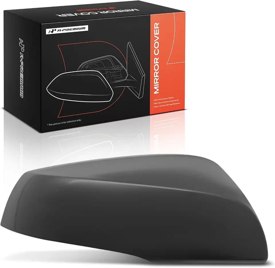 A-Premium Right Passenger Side Rearview Mirror Cover Cap