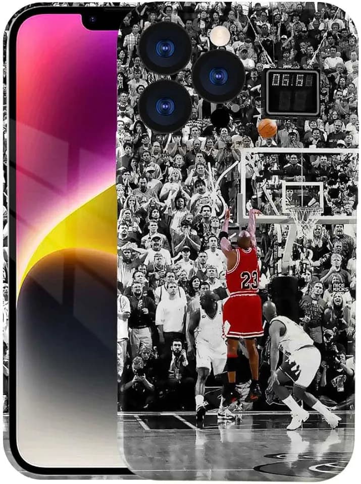 Case Compatible with iPhone 14 Pro Max, Basketball Legend A1A042 Pattern Design Case for iPhone 14 Pro Max Cases forMen and Women, Shockproof and 3D Soft Shell Full Coverage Fit