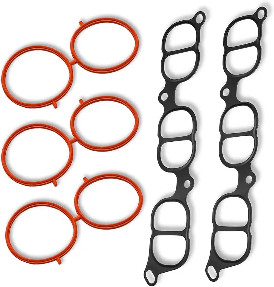 Engine Intake Manifold Gasket Set Compatible with 2006-2015 Lexus IS250 2.5L V6 Lower Upper Replace 17177-31021 17176-31050 1717731021 1717631050 MS19749 979434