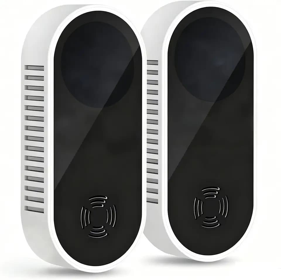 4-in-1 Device with HD Screen, Home, Kitchen, Apartment,White, 2PCS