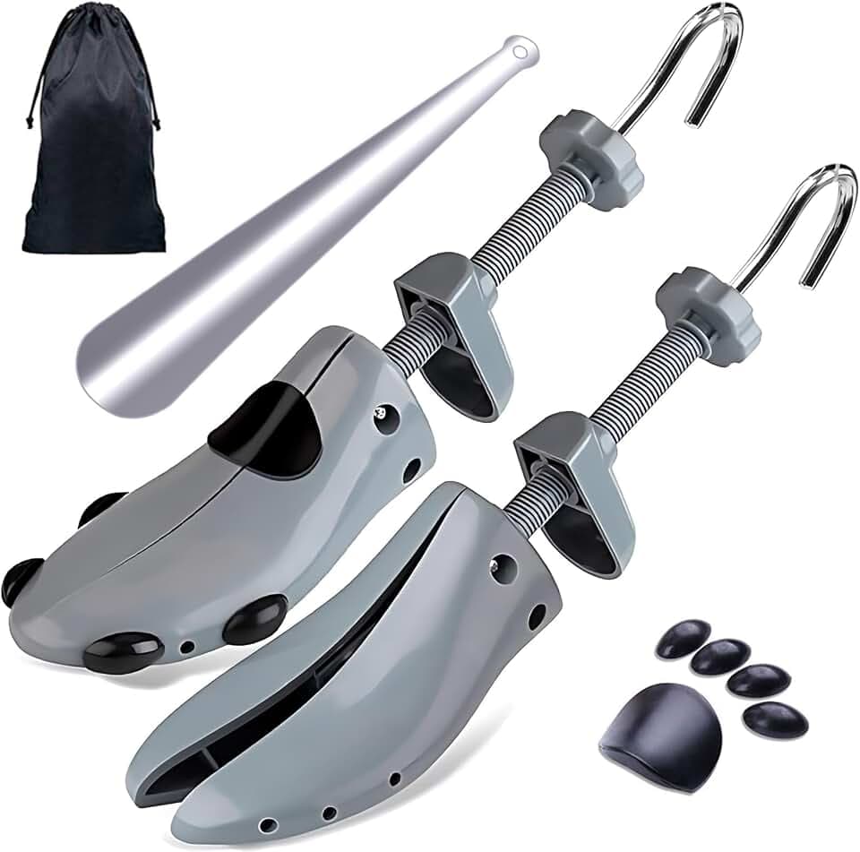 CHERAINTI Shoe Stretcher Professional Shoe Expander Widener Adjustable Stretch Length and Width for Wide Feet