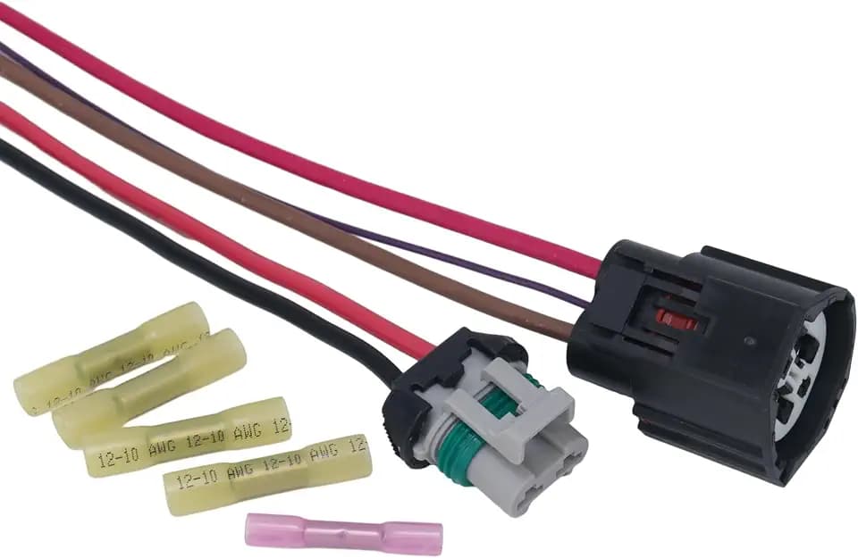 AITKEN Cooling Fan Control Relay Module Connector Plug Wire Harness Compatible with Ford Crown Victoria Focus Lincoln Town Car Mercury Grand Marquis Mazda M3 Replace# 902-209, 6W1Z8B658AC.
