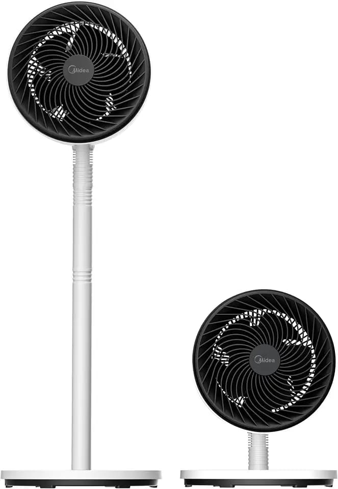 Midea FG18-22LAPH Standventilator 4-in-1, Hoeheverstellbar, 110cm, Weiß