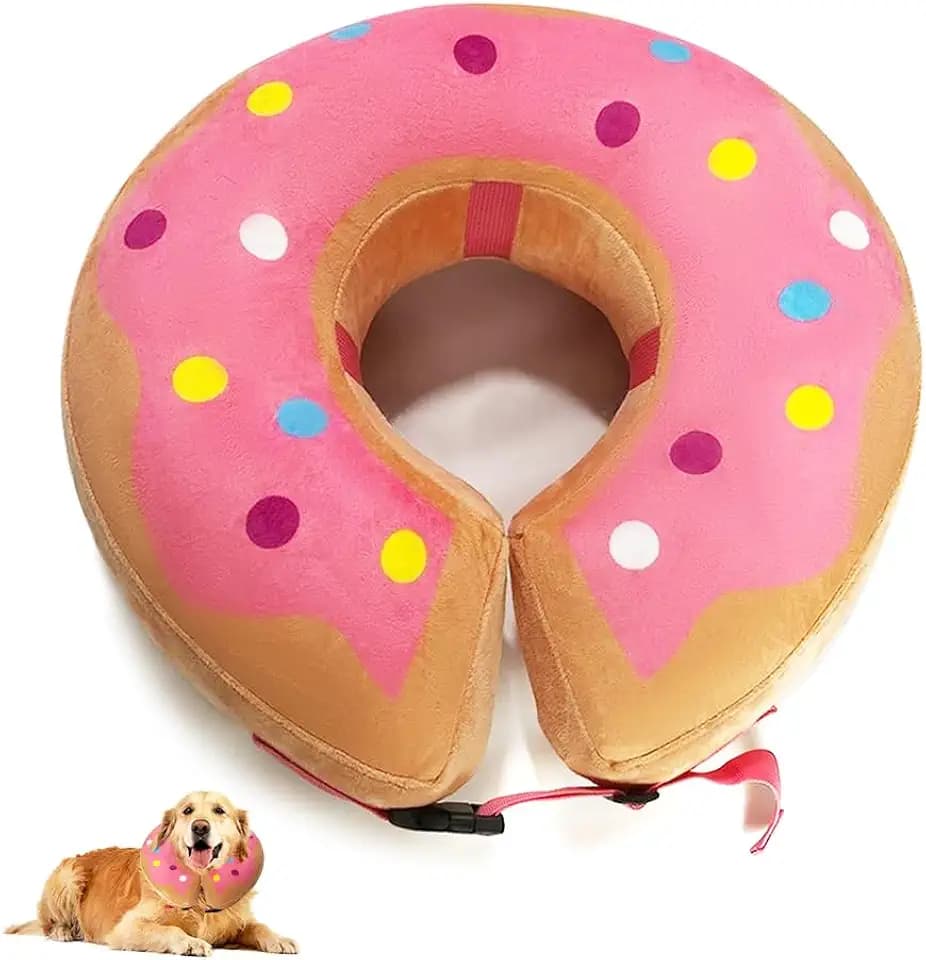 Aufblasbare Halskrause Hund,Schutzkragen Hund,Hundekragen Leckschutz,Einstellbarer Halskrause Katze Weich,Katzenkragen,Kragen für Hunds Nach Op,Wiederherstellung Halsband für Genesung Nach