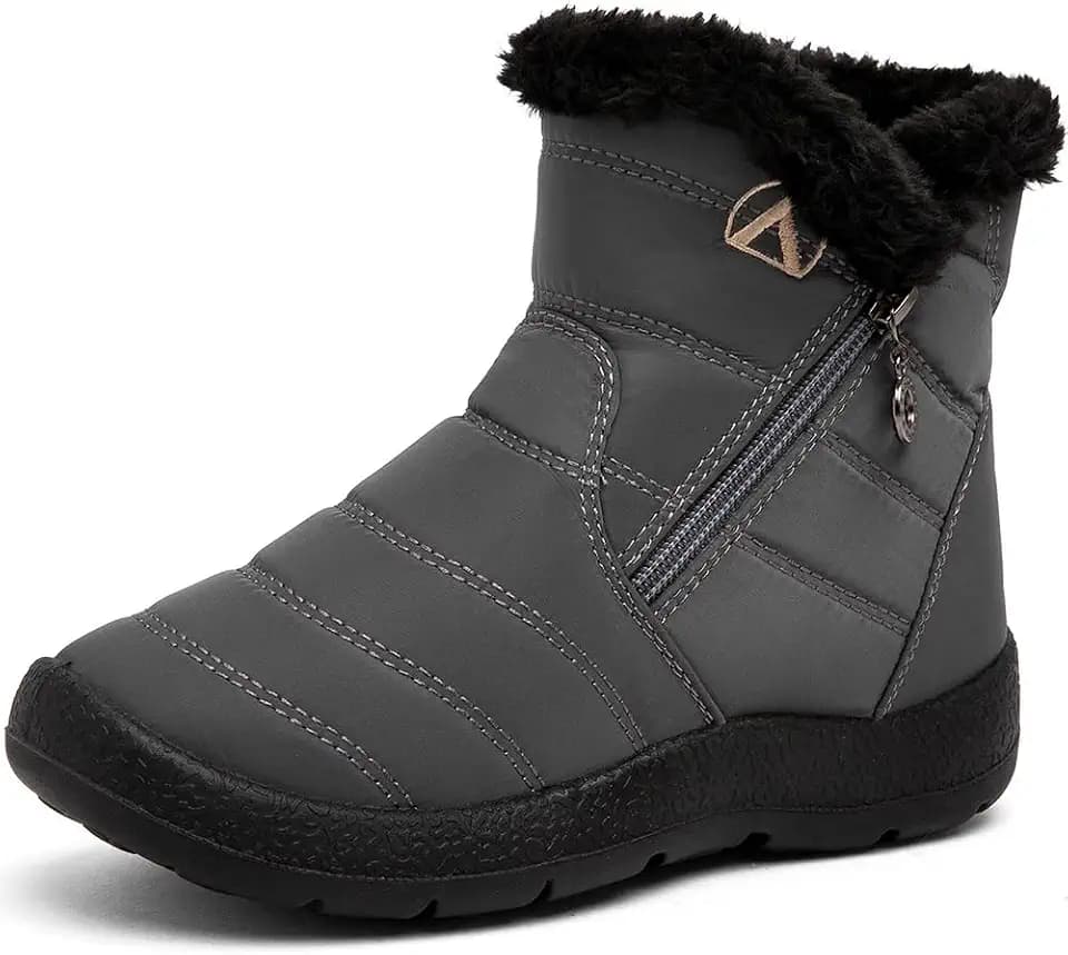 Kinder Schneestiefel Wasserdicht Winterstiefel Warm Gefüttert Winterboots für Mädchen Jungen Outdoor rutschfest Winterschuhe Schneeschuhe