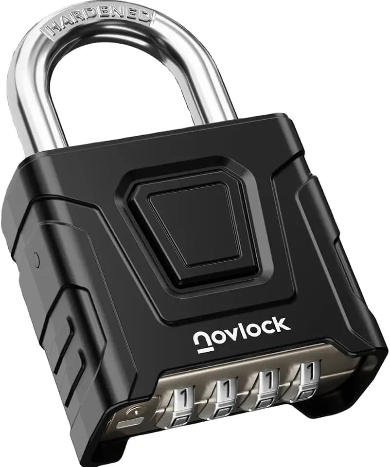 Outdoor Combination Lock, Weatherproof, Large Heavy Duty Padlock