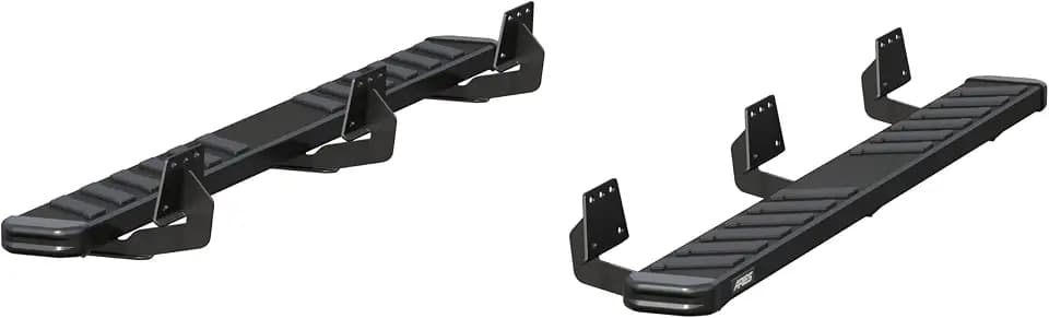 ARIES 2554031 NovaTrac 6" x 75" Black Steel Running Boards, Select RAM 1500