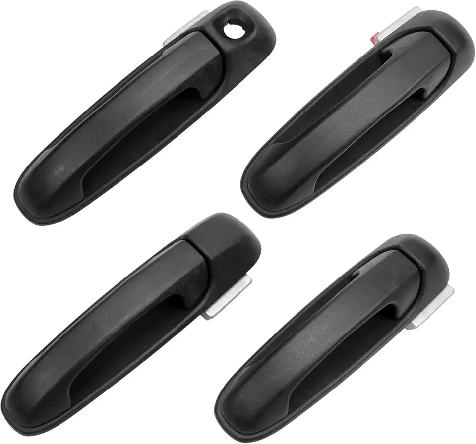 Exterior Door Handles for Ram 1500 2500 2002-2009, Set of 4 Outside Handle
