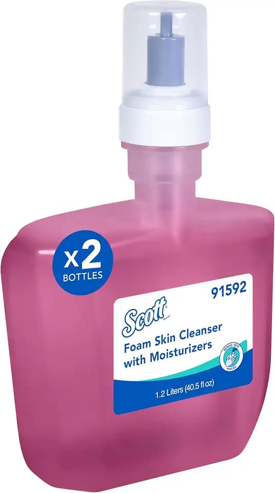 Scott Professional Hand Soap with Moisturizers, 2 Refills, 1.2 L (91592)
