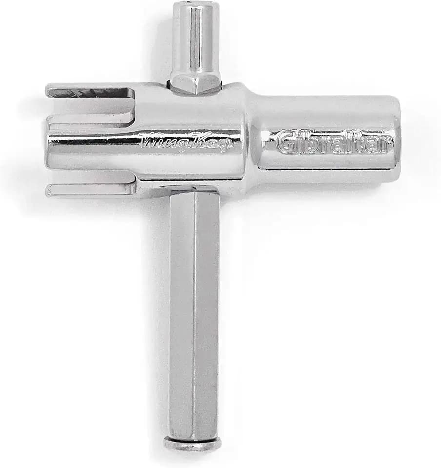 Gibraltar SC-GWK Wing Key Multi Purpose Drum Tool, Silver