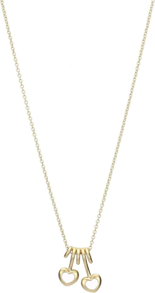 THUN - Halskette mit zwei Herzen - Metall - Kollektion für Sie gewidmet - 40 + 5 cm