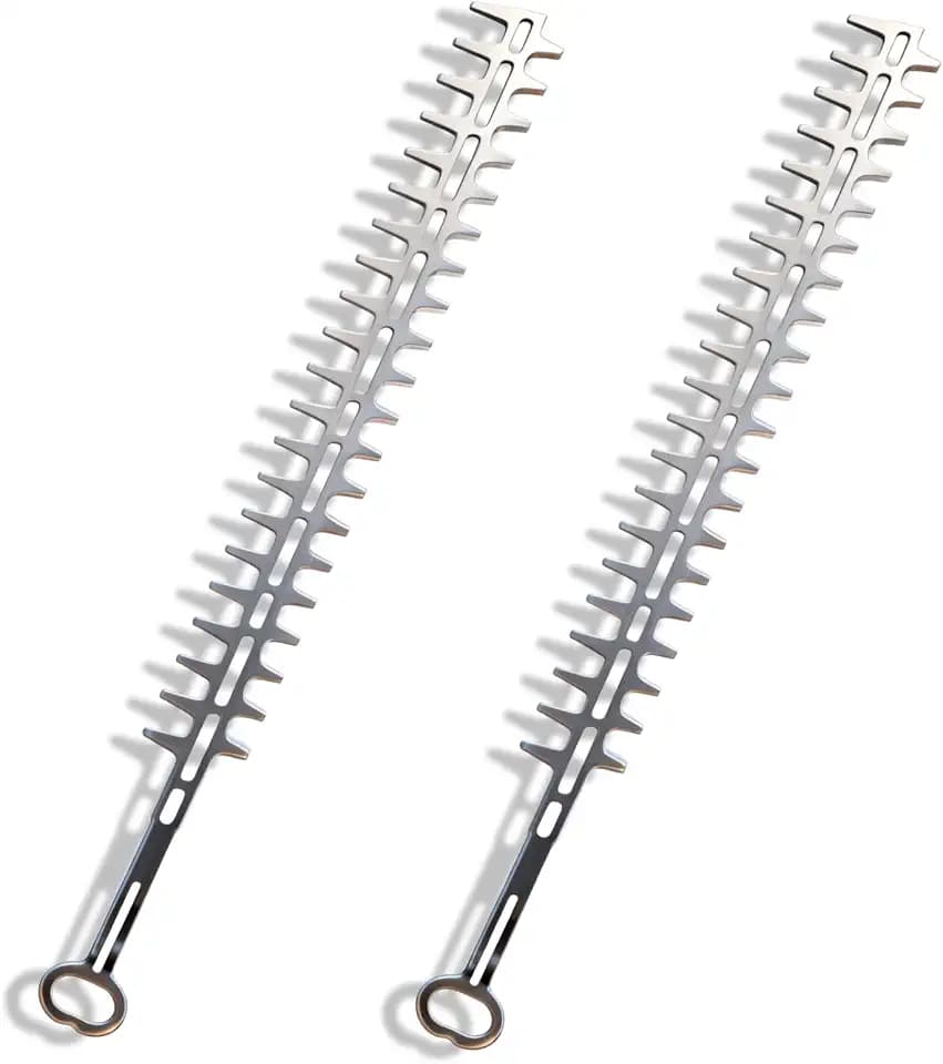 shiosheng Including 1 Pair of 2 Blades Hedge Trimmer Blade Set 18" Inch for Sthil Fits HS45T HS56 4228 710 6050 42287106050 Pay Attention to the Size of 18 inches