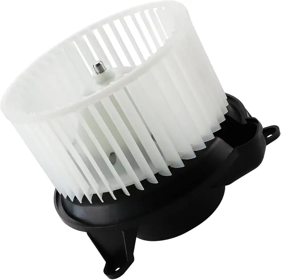 HVAC Blower Motor with Fan Cage (fits w/Custom Center Console) Fit for Hummer H2, for Chevrolet Silverado/GMC Sierra 2003-2007, 03-07, 3 Mounting Holes, Replaces 700101