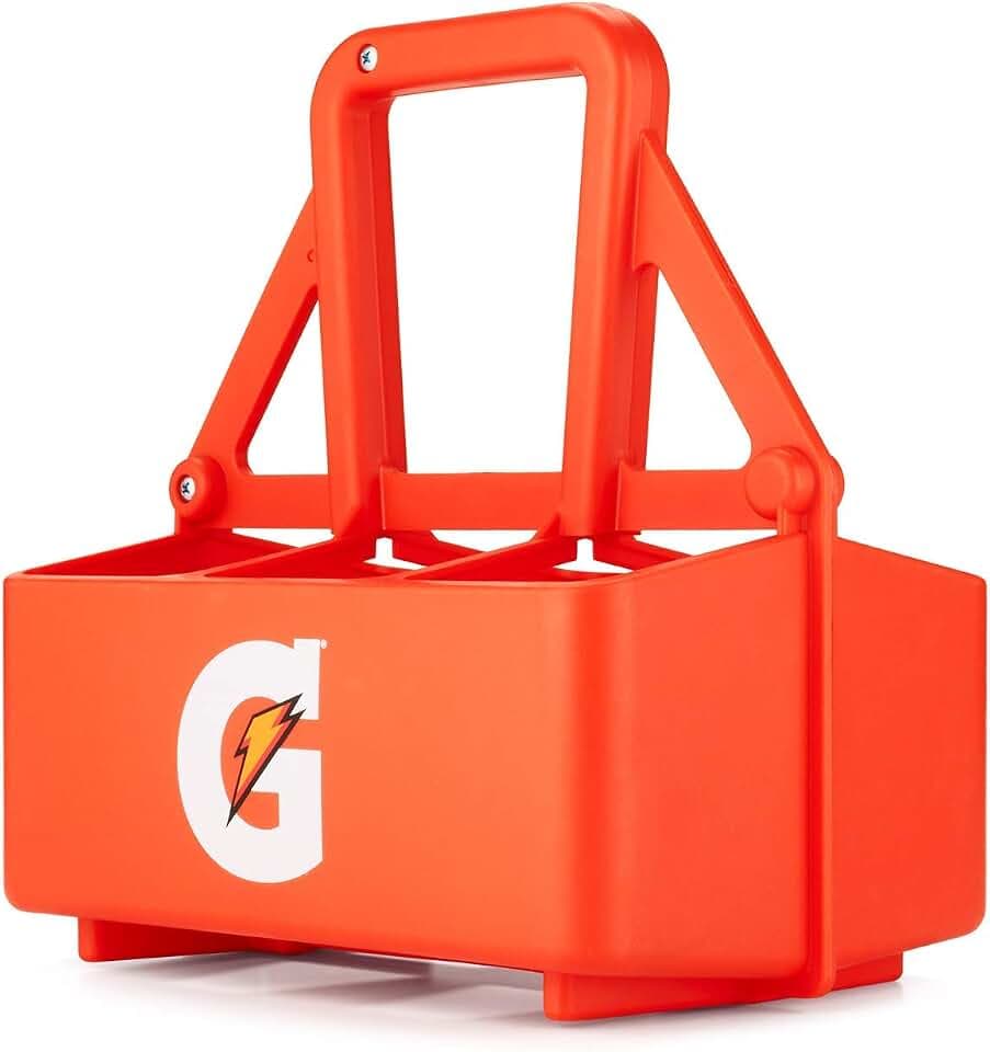 Gatorade Squeeze Bottle Holder (Holds 6 Bottles), Orange