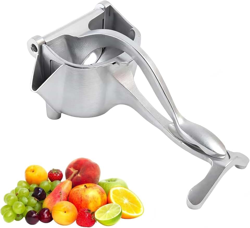 Hand Juicer Squeezer, 2026 New Heavy Duty Fruit Juice Squeezer Handheld, Manual Juicer Hand Press with Ergonomic Grip for Lemon, Lime, GrapCitrus, Orange, fruit, Pomegranate (1PC)