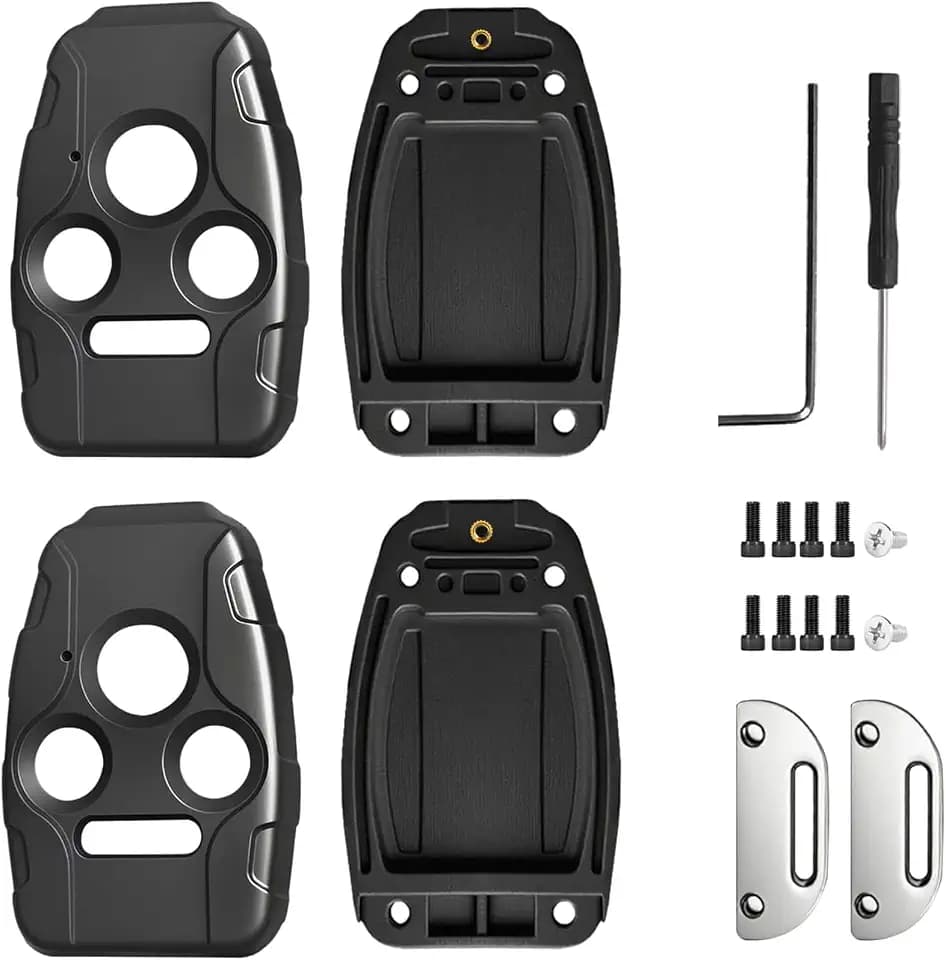 Key Fob Shell for Honda Accord, Civic EX,Pilot,CR-V, with SS Ring, 4 Btn