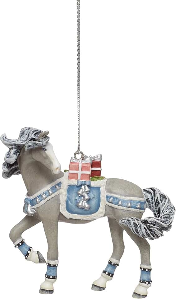 Enesco The Trail of Painted Ponies Weihnachtszeit in der Stadt, Hängeornament, 6,3 cm, Mehrfarbig