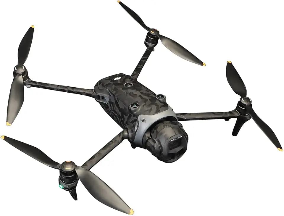 Protective Skin for DJI Mavic 4 Pro, Anti-Scratch Sticker Camouflage Black Decals for Mavic 4 Pro Accessories, Full Wrapped Protection