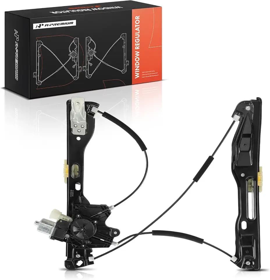 A-Premium Front Driver Side Power Window Regulator with Motor (6-Pin)