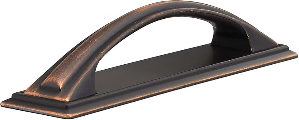 Richelieu Hardware BP26987BORB Classic Metal Drop Pull,5 ", Brushed Oil-Rubbed Bronze