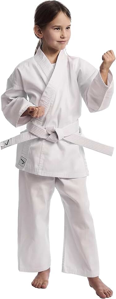 IPPONGEAR Club 2 Karate Gi Set Einsteiger Karateanzug Kinder Anzug inkl weißem Gürtel
