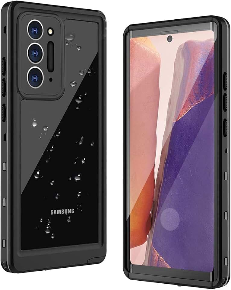 wasserdichte Schutzhülle für Samsung Galaxy Note 20 Ultra 6,9 Zoll, IP68, wasserdicht, 360°-Schutz, wasserdicht, stoßfest, Sport, Schutzhülle