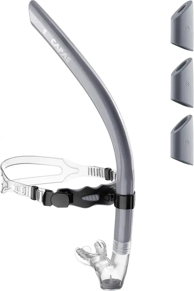 CAPAS Training Schwimmen Schnorchel, verstellbaren Riemen Swivel Stirnband